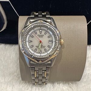Men’s solar Pulsar by Seiko titanium watch